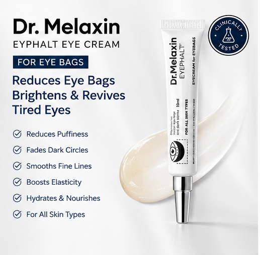 Dr. Melaxin Eyephalt Eye Cream for Eye Bags & Dark Circles – 10ml