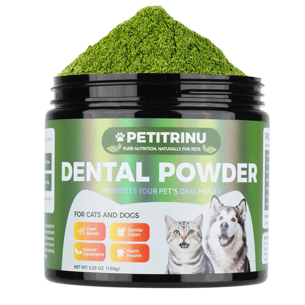 PETITRINU Natural Dental Powder For Cats And Dogs,