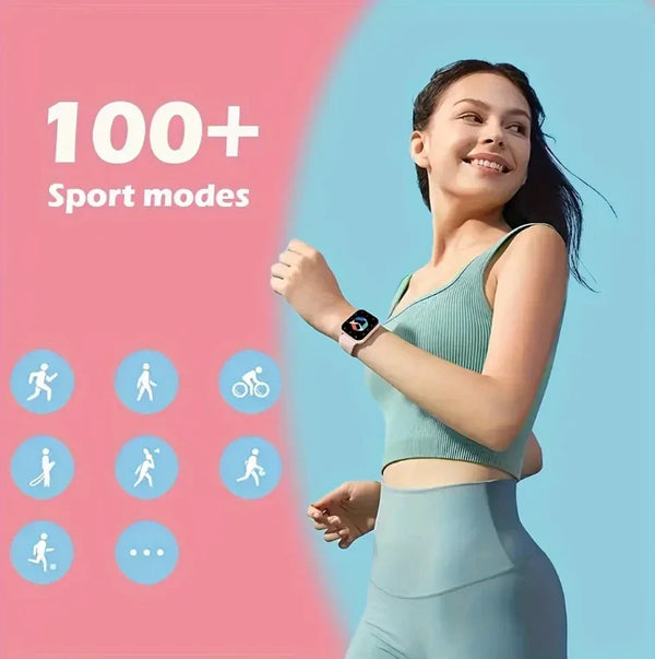 ZL54CJ Square Smartwatch Women BT Call Heart Rate