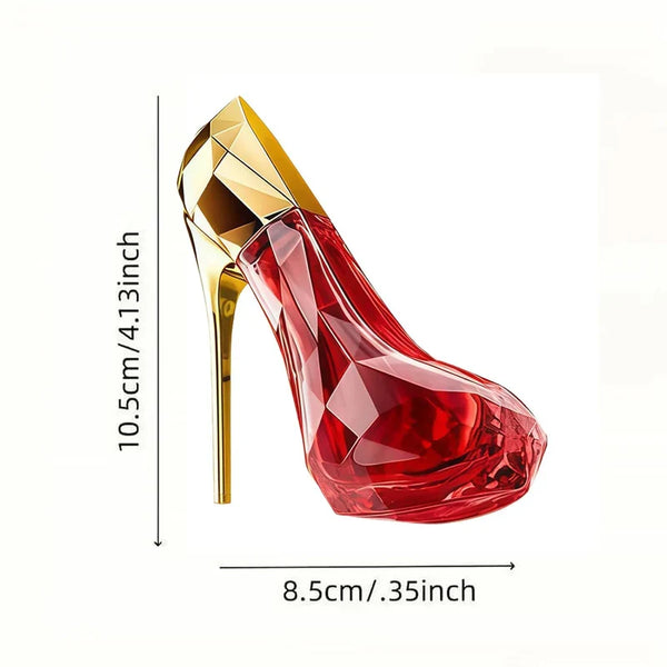 A Unique And Luxurious Red High-heeled Shoe Design
