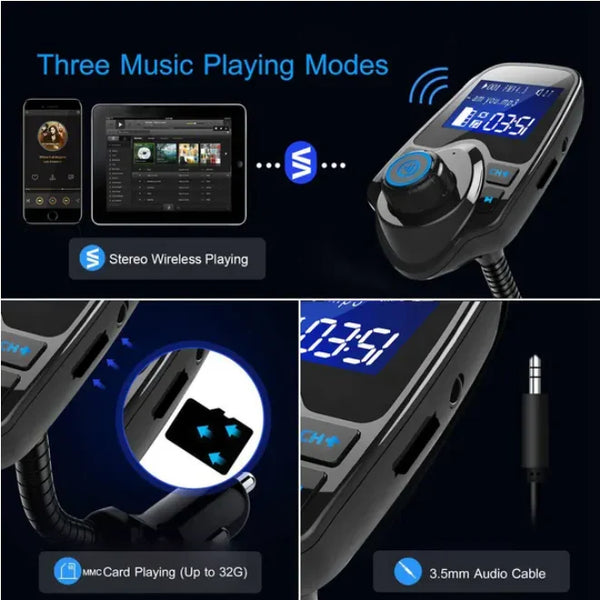 Car Mounted Wireless FM Transmitter