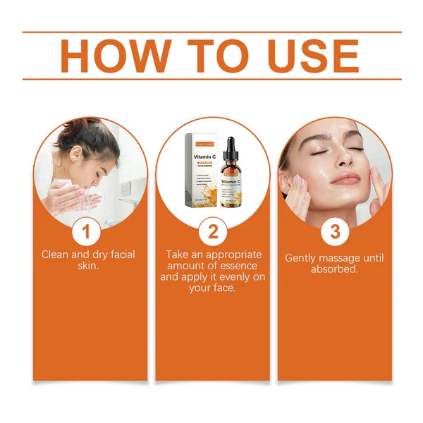 West&Month Vitamin C Face Serum, Moisturizing, Hydrating, Brightening, Tender And Smooth Skin Essence