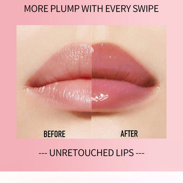 Lip Plumping Booster, Spicy Lip Plumping Oil, Ultra Hydrating Glossy Lip Plumper, Natural Fuller Lip Gloss For Girls Women