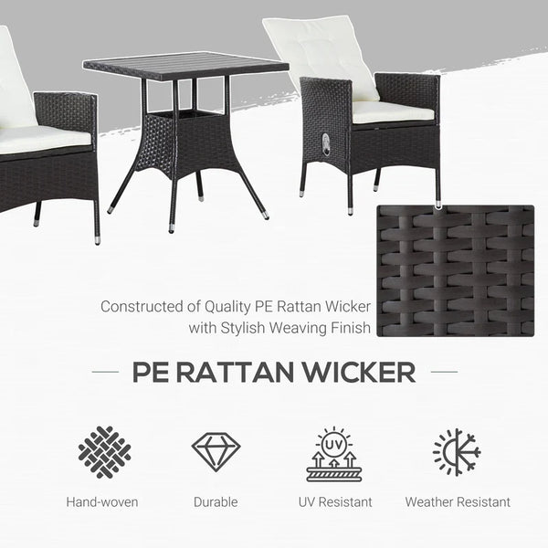 3 Piece Patio Bistro Set