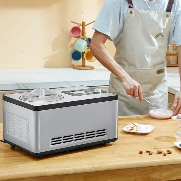 Automatic Ice Cream Maker With Built-in Compressor