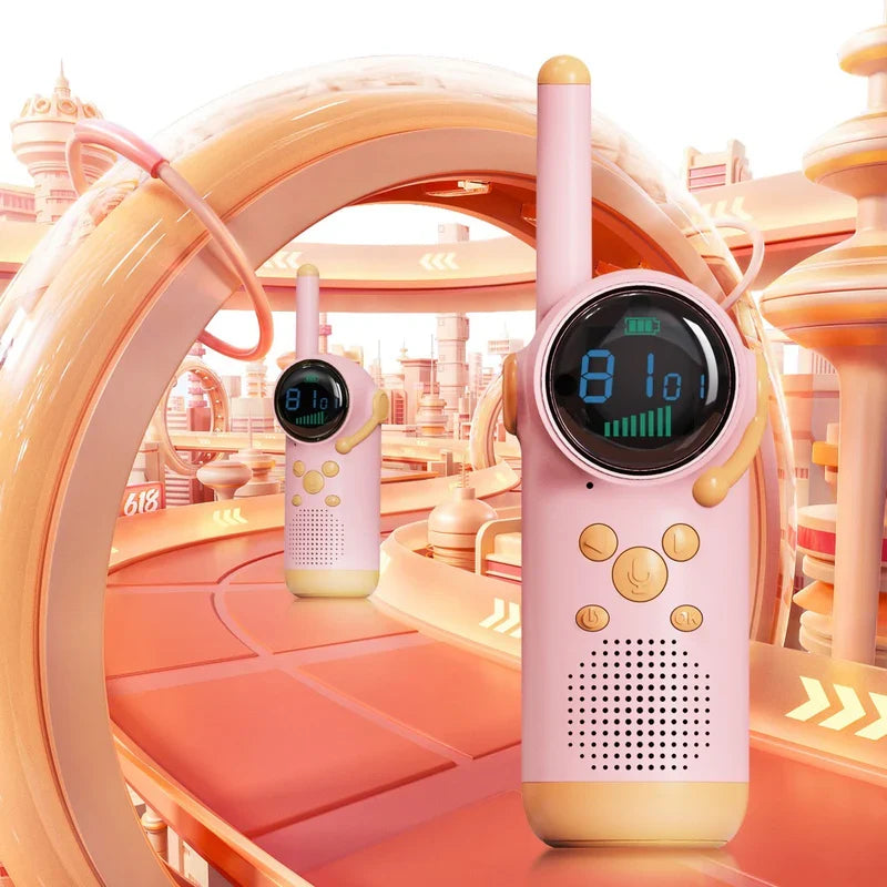 Blue And Pink Walkie-talkies - Two Packs