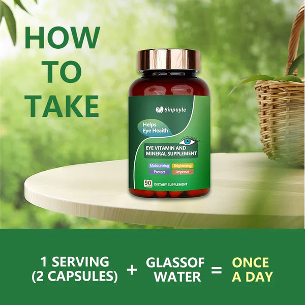 Halal Lutein Eye Health Vision Support Vitamin & Mineral Herbal Extract Lutein Supplement Capsules Lutein Capsules