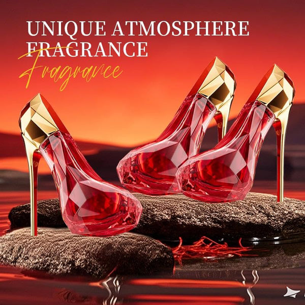 A Unique And Luxurious Red High-heeled Shoe Design