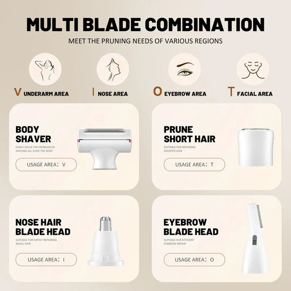 4-In-1 Lady Shaver